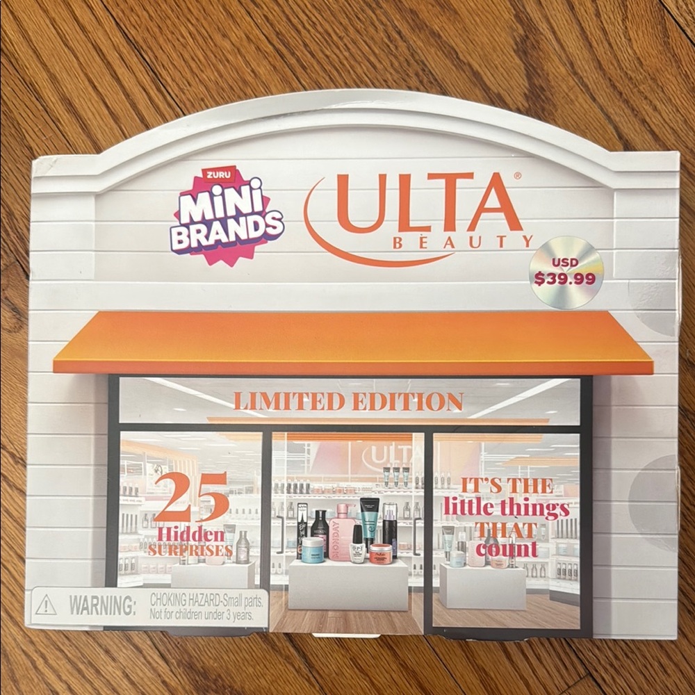 Ulta Beauty Mini Brands Collectible Storefront in Orange and White